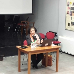Η Αικατερίνη Πολυμέρου-Καμηλάκη στην τελευταία διάλεξη του Λαϊκού Πανεπιστημίου