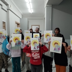 Τα παιδιά του 8ου ΔΣ αγιογραφούν τον Άγιο Σπυρίδωνα στο Β΄ΚΑΠΗ Ελευσίνας